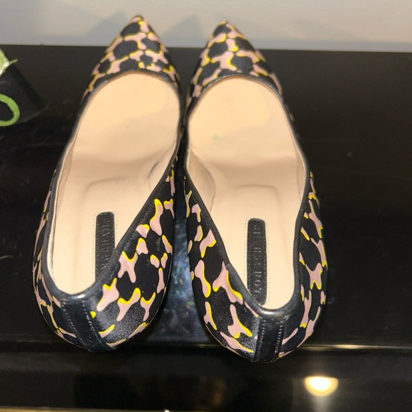 LONGCHAMP Le Pliage No Fantaisie Pointed Toe High Heel Pump Size 38 NEW - Picture 6 of 9